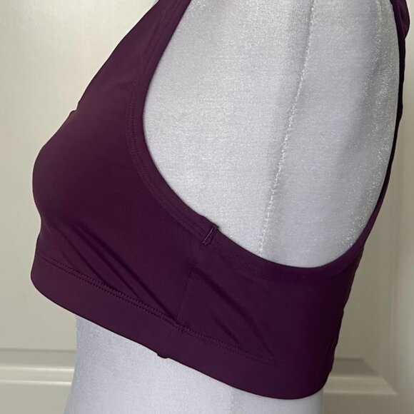 Victoria's Secret PINK Purple Ultimate Cage Front Unlined Sports Bra Medium - Picture 5 of 11